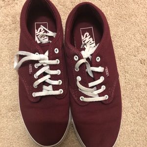 Burgundy Vans